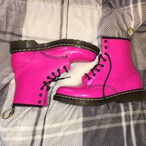 Pink Dr. Martens